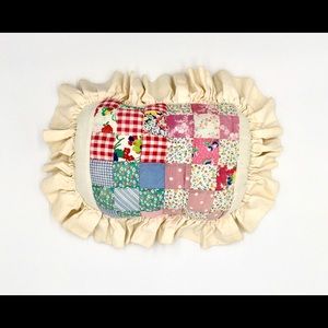 Vintage Handmade Patchwork Small Pillow